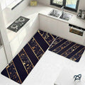 2-Piece Large Runner & Mat Set – Elegant Napa Leather Finish with Anti-Slip Base - My Store