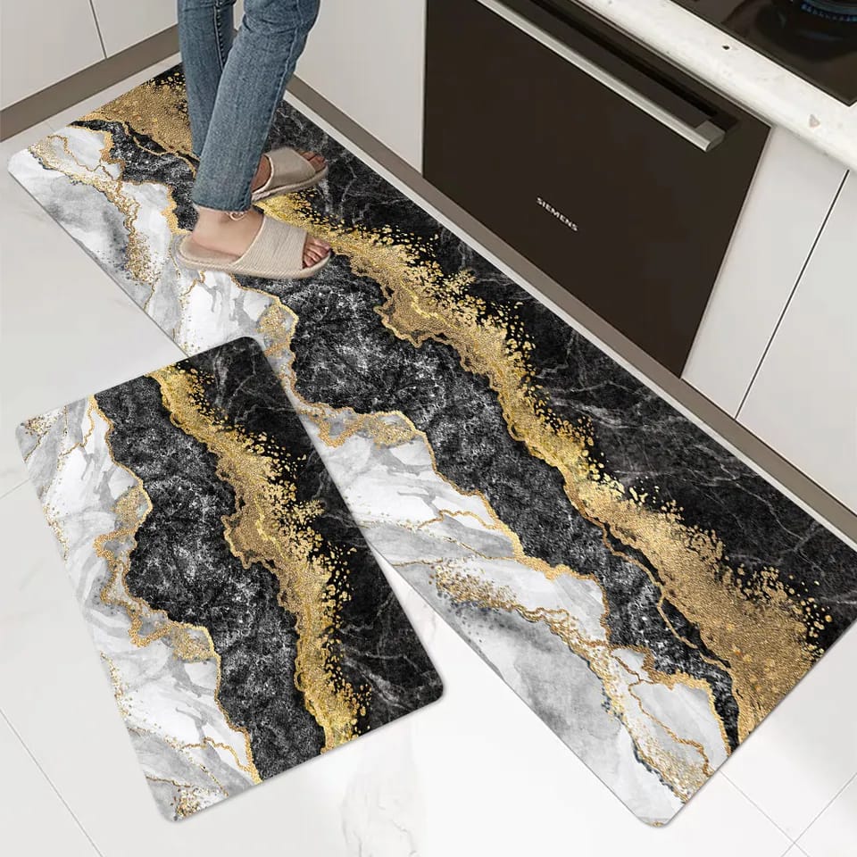 2-Piece Extra Large Runner & Mat Set – Napa Leather Finish with Anti-Slip Base - My Store