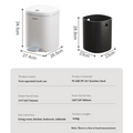 Ecoco 12L Foot-Operated Trash Bin - My Store