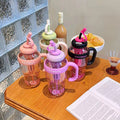 Ice Cream Cup with Straw - My Store