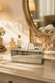 Luxury Mirror Mosaic Tissue Box Cover - My Store