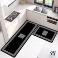 2-Piece Large Runner & Mat Set – Elegant Napa Leather Finish with Anti-Slip Base - My Store