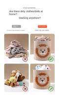 Animal-Themed Felt Storage Basket - My Store