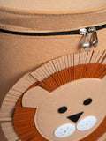 Animal-Themed Felt Storage Basket with Lid – Large Capacity - My Store