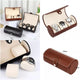 Luxury Travel Watch Roll | 3-Slot PU Leather Watch Pouch