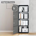5-Tier Plastic Wardrobe Storage Organizer - My Store