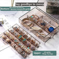 2-Layer Acrylic Jewelry Storage Box - My Store