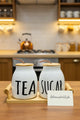 Modern Ceramic Tea & Sugar Canister Set - My Store