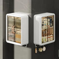 Bathroom Cabinet Punch-Free Wall-Mounted Storage Rack with Magnetic Suction - My Store
