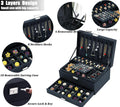 Premium Velvet Jewelry Organizer Box – 3 Layer with Lock - My Store