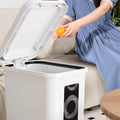 Premium Rectangle Pedal & Press Trash Bin - My Store