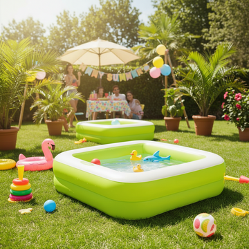 INTEX Inflatable Square Baby Splash Pool (85cm x 85cm)