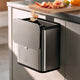 Stainless Steel Hanging Trash Can – Dual Opening Lid (3L / 8L) - My Store