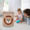 Animal-Themed Felt Storage Basket with Lid – Large Capacity - My Store
