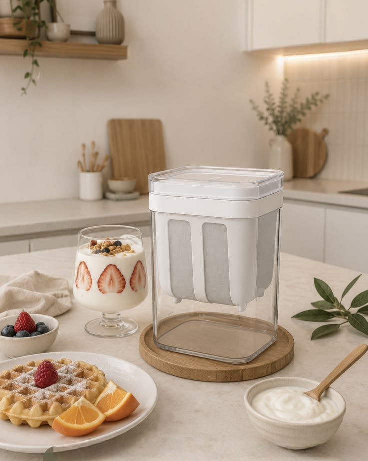 Multi-function cold brew and Greek yogurt strainer filter 1100ml