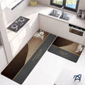 2-Piece Large Runner & Mat Set – Elegant Napa Leather Finish with Anti-Slip Base - My Store